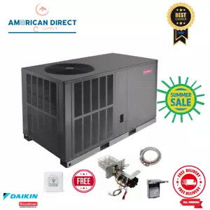 3.5 Ton Goodman Heat Pump Package Unit Multi Position 13.4 SEER2 + 10KW Heat R32 - Picture 1 of 9