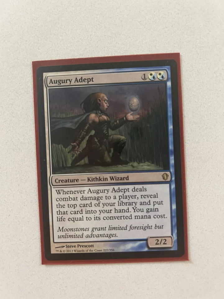 MTG Augury Adept Commander 2013 227/356 Regular Rare - Image 1 of 1