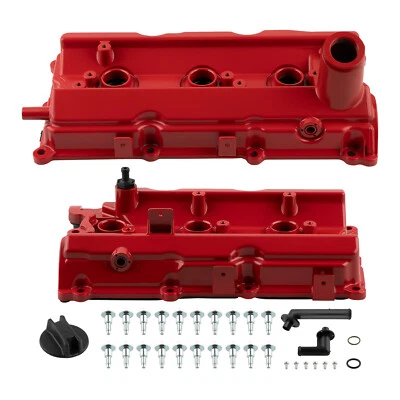 2PCS Valve Cover Set w/ Gasket & Cap for Nissan 350Z Infiniti FX35 G35 M35 03-08 - Image 1 of 4