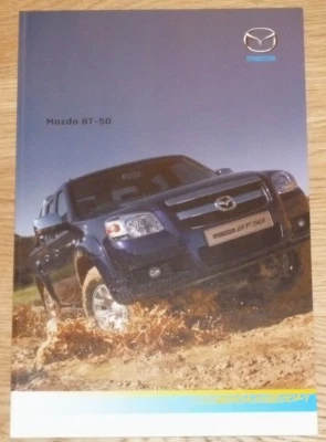 MAZDA BT 50 PICK UP RANGE BROCHURE JAN 2007 EXCELLENT CONDITION - Image 1 of 4