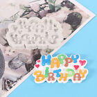Silicone 3D Happy Birthday Letters Numers Mold Cake Tool Kitchen Accessor:da