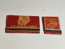 USMC US MARINES CAMP LEJEUNE COLLECTIBLE MATCH BOOKS x2