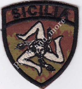[Patch] Shield Sicily Trinacria Bottom Vegetated CM 5 5x6 5 Patch Embroidery - Picture 1 of 1