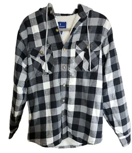 Neu mit Etikett Lanesboro Herren Gr. S Büffel kariert Kapuzenshirt Jacke Sherpa gefüttert Outdoor  - Bild 1 von 10
