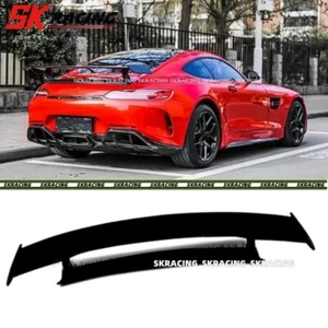 Fits Mercedes Benz GT GTS 2016-2019 Glossy Black GT Wing Rear Spoiler GTR Style - Picture 1 of 7