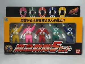 Power Rangers Light Speed Rescue Soft Vinyl Figure Set GoGo Five Bandai rare - Picture 1 of 4