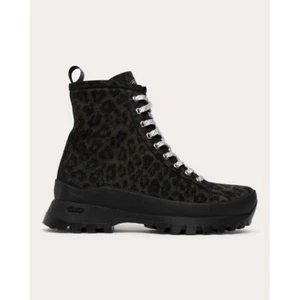 NEW P448 Dark Leopard Denise Boot in Black Size 36 No Tags/Box Never Worn - Picture 1 of 14