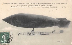 CPA / AVIATION / BALLON DIRIGEABLE / AEROSTATION / LE DIRIGEABLE VILLE DE PARIS - Picture 1 of 1