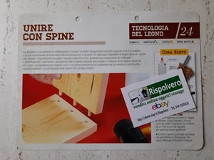 Scheda Tecnica con Spiegazioni Fai Da Te - Tavole unire con spine - Picture 1 of 1