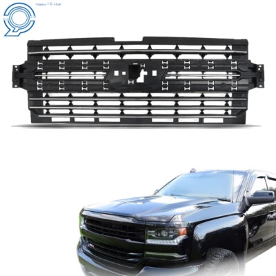 84493319 Front Bumper Upper Grille For Chevrolet  Silverado 1500 2019-2021 Foto 1 de 4