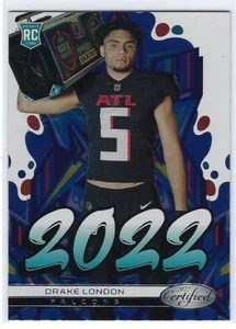 2022 Certified Drake London 2022 Rookie RC #2022-8 Falcons - Picture 1 of 2