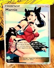 Pokemon Marnie Anima Waifu Sexy Doujin  ACG DIY Trainer Full Art Card Holo