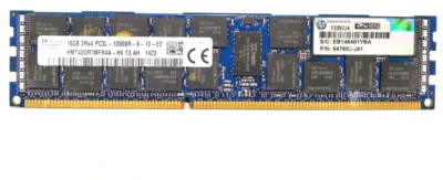 3x SKhynix 16 GB (je 16 GB) DDR3-1333 PC3L-10600R HMT42GR7MFR4A-H9 T3 AH CL9 Ram - Bild 1 von 4