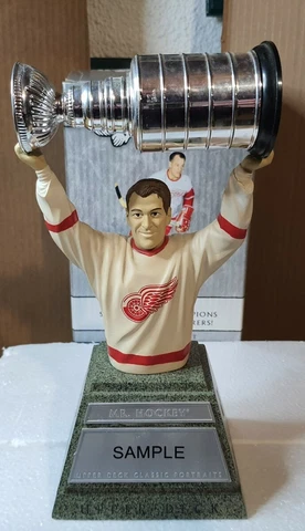 Upper Deck Portraits Gordie Howe Bust (Sample) Stanley Cup Cover
