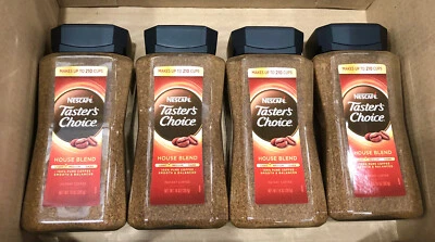 4 frascos Nescafe Taster's Choice mezcla de café instantáneo 14 oz/397 g cada uno 26/09 Foto 1 de 4
