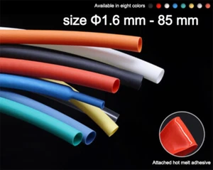 3:1 Heat Shrink Tubing Adhesive Glue Lined Electrical Sleeving Cable / Wire Tube - Picture 1 of 16