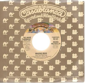 Village People: Macho Man - M & S, 7 in PR Record  - Imagen 1 de 4