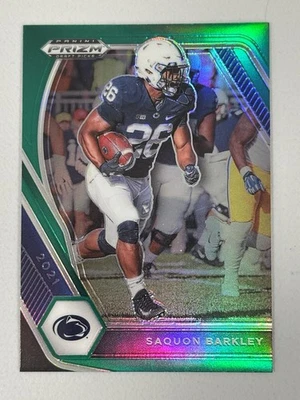 2021 Panini Prizm Draft Picks #88 Saquon Barkley Penn State Green Prizm Nm-Mt!! - Image 1 of 2