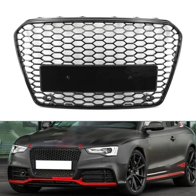 Front Bumper Radiator Grille Grill For Audi A5 S5 RS5 European Model 2013-2015 Foto 1 de 4