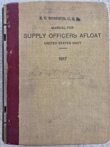 1917 BlueJacket's Manual for Supply Officers Afloat United States Navy - Picture 1 of 5