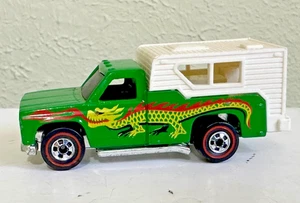 1974 HOT WHEELS FLYING COLORS REDLINE BACKWOODS BOMB COMPLETE WITH CAMPER CLEAN! - Picture 1 of 9