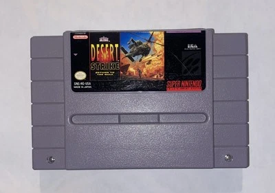 Super Nintendo Desert Strike: Return to the Gulf SNES 1992 Cartridge Only TESTED - Image 1 of 2
