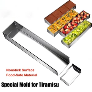 With Removable Side Panel Tiramisu Making Molds Kitchen Accessories - Picture 1 of 12