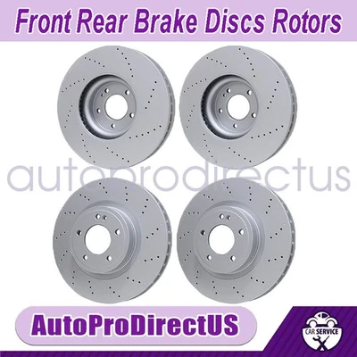 Se adapta a Mercedes Benz G63 463 2019-2023 4X discos de freno delanteros traseros rotores Foto 1 de 4