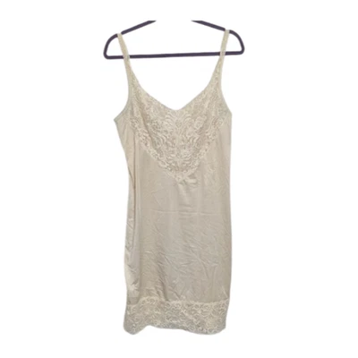 Винтажный Vanity Fairy слоновой кости кружева скольжения стиль 10-752 размер 38 - Изображение 1 из 4