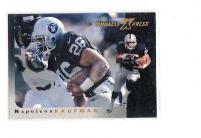 1997 Pinnacle X-Press Football Card #79 Napoleon Kaufman-W/LOADER - Image 1 of 2