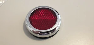 REFLECTOR red high quality UK vintage motorcycle motorbike caravan boat project - Picture 1 of 9