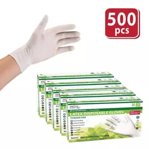Kleen Chef Rubber Gloves Latex Gloves Disposable Food Preparation Multi-Purpose - Picture 1 of 6