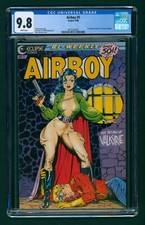 Airboy #5 (1986) CGC 9.8 White! Classic Dave Stevens cover! Valkyrie!!