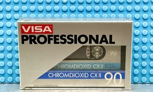CINTA DE CASETE EN BLANCO VISA PROFESSIONAL CROMO DIÓXIDO CX II 90 (1) (SELLADA) - Imagen 1 de 3