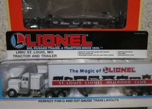 LIONEL # 52099 MISSOURI PACIFIC FLAT WITH ST LOUIS TRAILER NEW - Picture 1 of 1