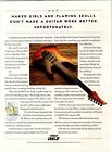 1993 Vintage 8X11 Print Ad For Yamaha Rgz Sunbust Guitar No Naked Girls/Skulls