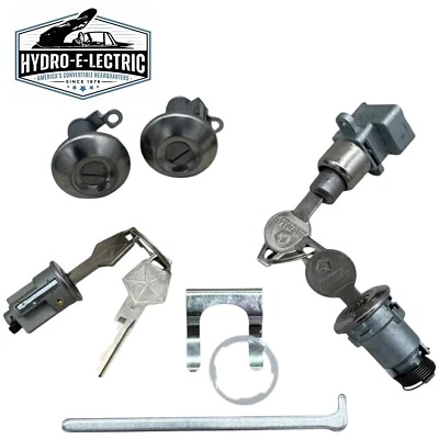 NEW 1962 Dodge Dart Complete OE Style Lock Set with Chrysler Keys - Image 1 of 4