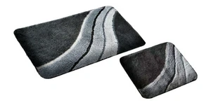 Alfombrillas de Baño Alfombra 2-teilig Wc Con ohne U-Ausschnitt Bad - Imagen 1 de 10