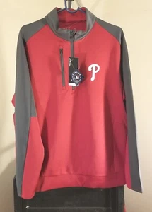 Philadelphia Phillies MLB Antigua Classic Red Team Logo XL Sweatsuit Jacket - Picture 1 of 3