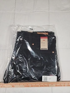 38x30 Levi's 550 Relaxed Fit Black 100% Cotton Denim Jeans Men’s 00550-0260 NWT - Picture 1 of 15