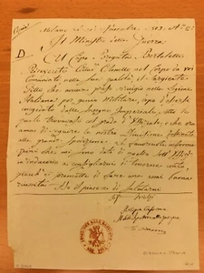 Lettera firmata da Giacomo Parma - Picture 1 of 1