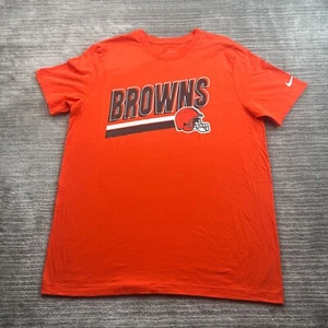 NEW Cleveland Browns Nike Shirt Mens Extra Large Orange Football NFL - Picture 1 of 7