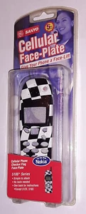 Sanyo Nokia 5100 Checkered Flag Racing Vintage Cellular Phone Cover UNOPENED New - Photo 1 sur 5