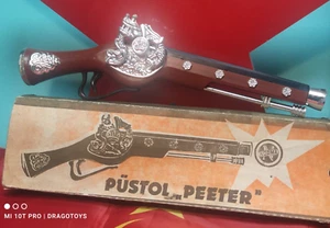 VINTAGE GUN TOY PETER PIRATE PISTOL ''NORMA'' ORIGINAL BOX ESTONIA USSR CCCP - Picture 1 of 24
