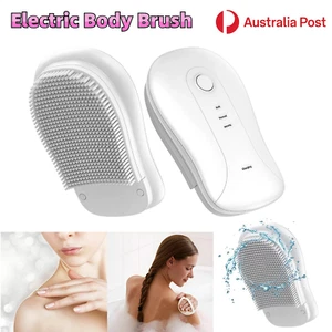 Electric Body Brush Ultrasonic Cleaning Waterproof Automatic Remove Dead Skin AU - Picture 1 of 6