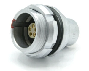 Lemo HEG.1k.305.CLLP, Connector 5 Pin Female, Panel Mount, Push-Pull - Picture 1 of 3