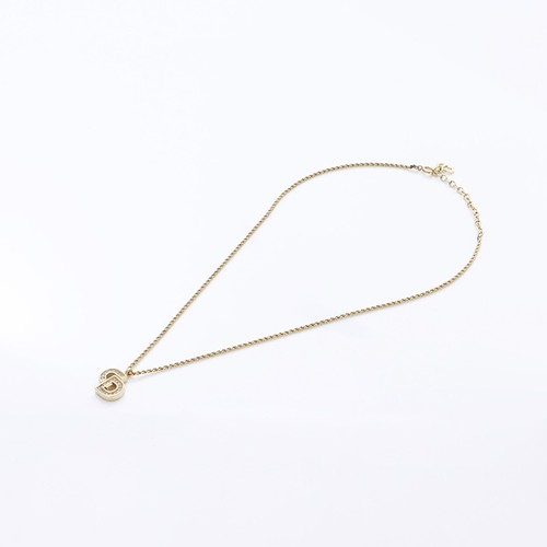 Collana Christian Dior con strass oro WS7576