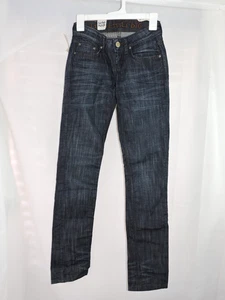 Vaqueros para mujer L7B by Little Big corte ajustado tiro bajo azul talla 25 x 32 - Imagen 1 de 9