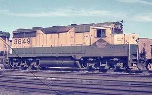 RDG reading railroad GP-35 3649 original slide 1974 - Picture 1 of 1