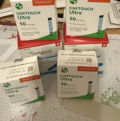 Tiras reactivas LifeScan OneTouch Ultra para diabéticos - 30/09/2026, 4 cajas de 50 Foto 1 de 2